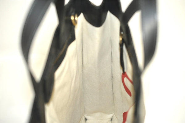 Authentic GUCCI Wolf Pattern 2Way Tote Bag GG PVC Leather 450950 Brown 5750I