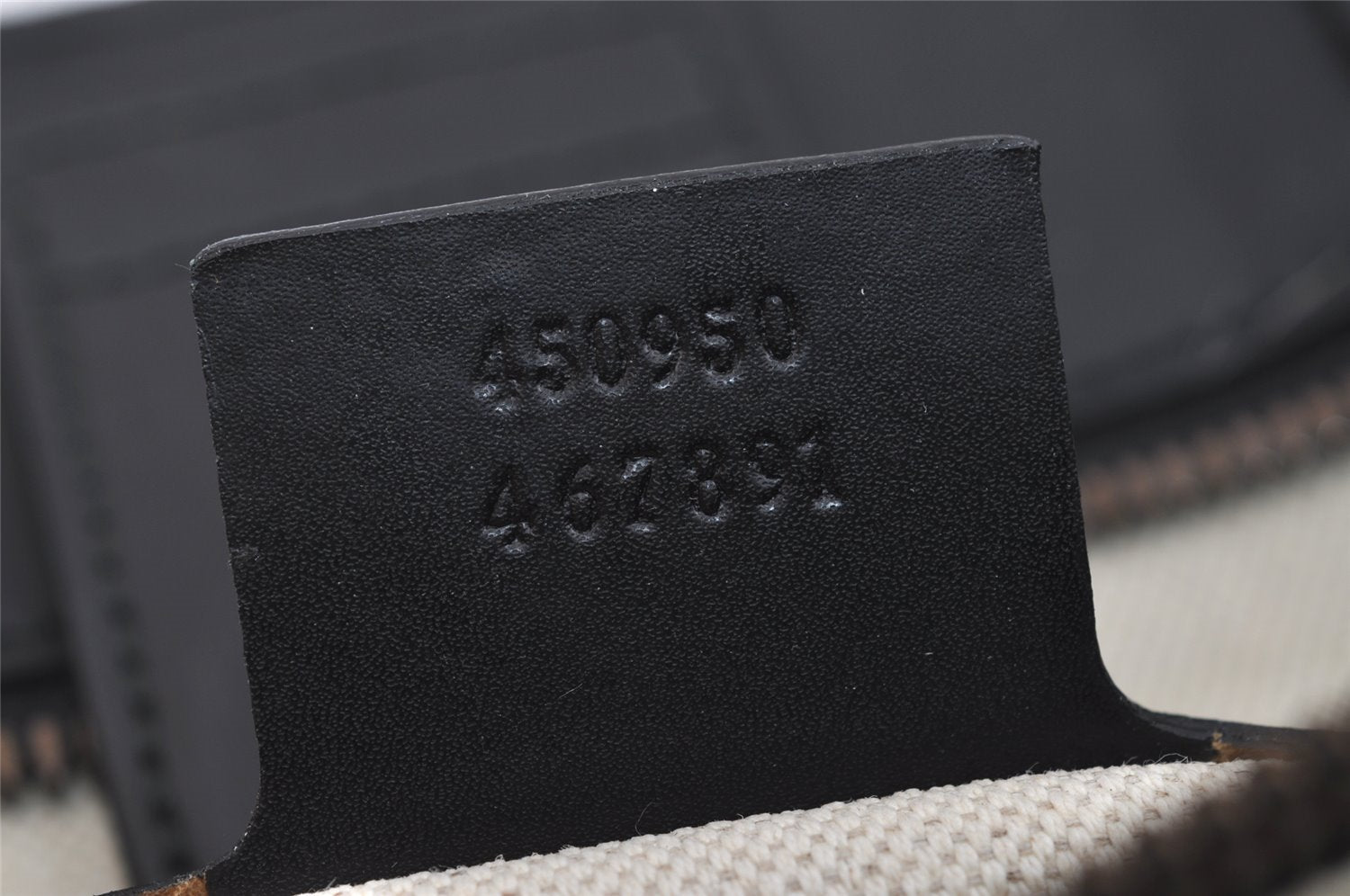 Authentic GUCCI Wolf Pattern 2Way Tote Bag GG PVC Leather 450950 Brown 5750I