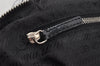 Authentic PRADA Vintage Nylon Tessuto Leather Hand Bag Pouch Purse Black 5750J