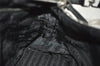 Authentic PRADA Vintage Nylon Tessuto Leather Hand Bag Pouch Purse Black 5750J