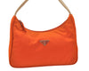 Authentic PRADA Vintage Nylon Tessuto Shoulder Hand Bag Purse Orange 5750K