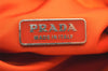 Authentic PRADA Vintage Nylon Tessuto Shoulder Hand Bag Purse Orange 5750K