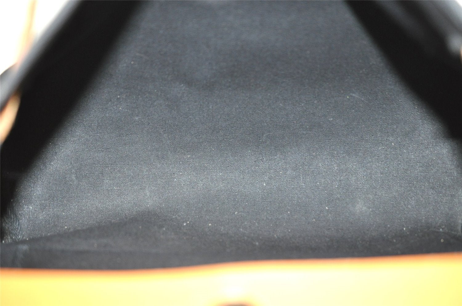 Authentic HERMES Her Bag PM & PM 2Way Shoulder Hand Bag Black Beige 5751I