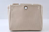 Authentic HERMES Her Bag PM & PM 2Way Shoulder Hand Bag Black Beige 5751I