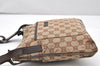 Authentic GUCCI Shoulder Cross Body Bag GG Canvas Leather 122793 Brown 5751K