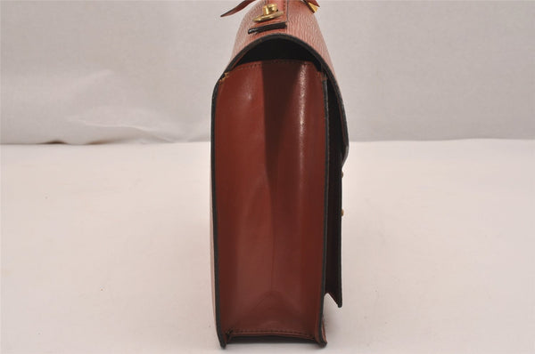 Auth Louis Vuitton Epi Monceau 2Way Shoulder Hand Bag Brown M52123 LV Junk 5752J