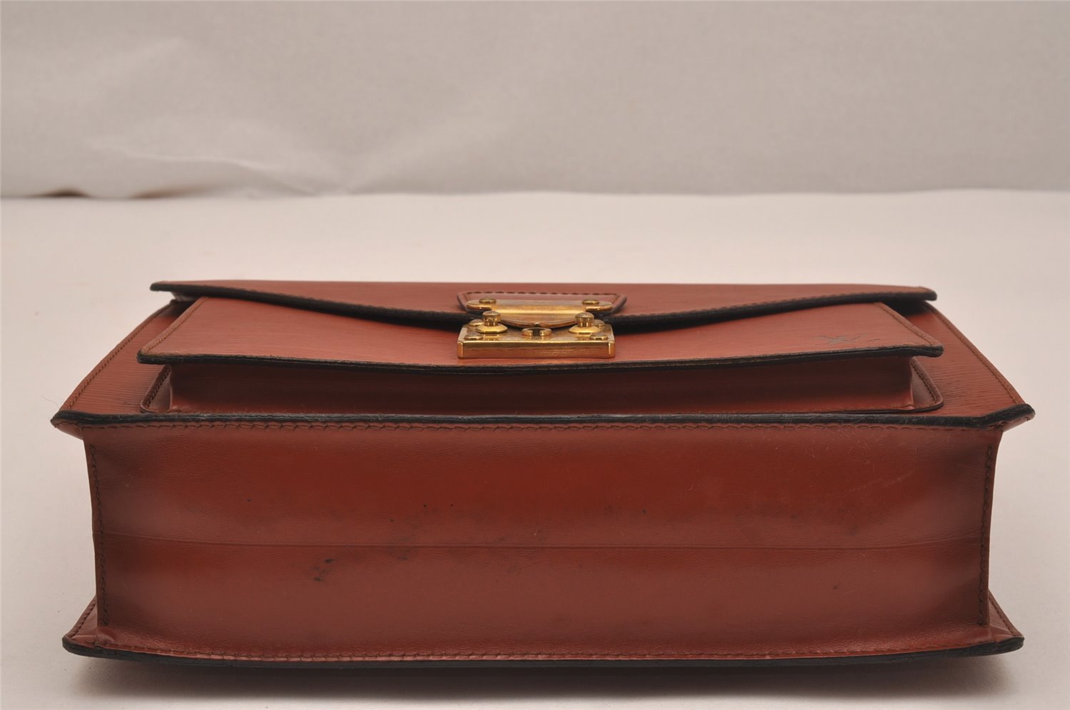 Auth Louis Vuitton Epi Monceau 2Way Shoulder Hand Bag Brown M52123 LV Junk 5752J