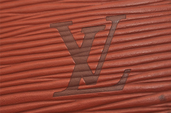 Auth Louis Vuitton Epi Monceau 2Way Shoulder Hand Bag Brown M52123 LV Junk 5752J