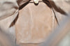 Authentic GUCCI Vintage Hand Boston Bag Purse GG PVC Leather Brown Junk 5752K