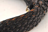 Authentic GUCCI Vintage Bamboo Shoulder Hand Bag Purse Leather Brown  5754K