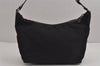 Authentic PRADA Nylon Tessuto Leather Shoulder Hand Bag Purse Black 5755J