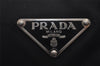 Authentic PRADA Nylon Tessuto Leather Shoulder Hand Bag Purse Black 5755J