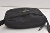 Authentic PRADA Nylon Tessuto Leather Shoulder Cross Body Bag Purse Black 5755K