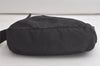 Authentic PRADA Nylon Tessuto Leather Shoulder Cross Body Bag Purse Black 5755K