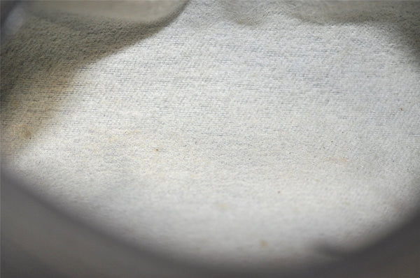 Authentic GUCCI Shoulder Cross Body Bag Purse GG PVC Leather Navy Blue 5756J