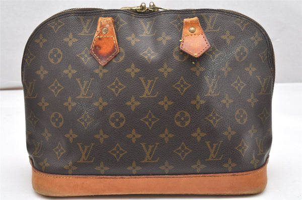 Authentic Louis Vuitton Monogram Alma Hand Bag Purse M51130 LV Junk 5756K