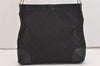 Authentic GUCCI Shoulder Hand Bag Purse GG Canvas Leather 0014231 Black 5758J
