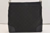 Authentic GUCCI Shoulder Hand Bag Purse GG Canvas Leather 0014231 Black 5758J