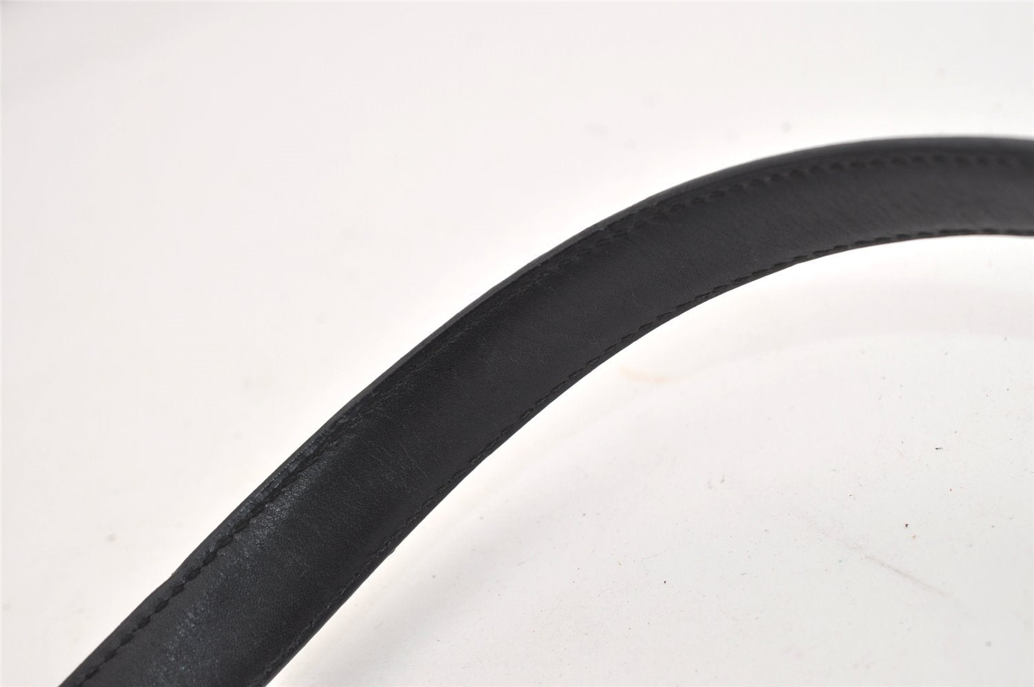 Authentic GUCCI Shoulder Hand Bag Purse GG Canvas Leather 0014231 Black 5758J