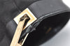 Authentic GUCCI Shoulder Hand Bag Purse GG Canvas Leather 0014231 Black 5758J