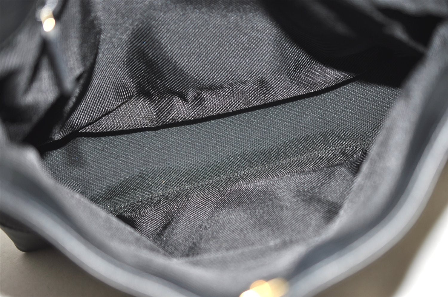 Authentic GUCCI Shoulder Hand Bag Purse GG Canvas Leather 0014231 Black 5758J