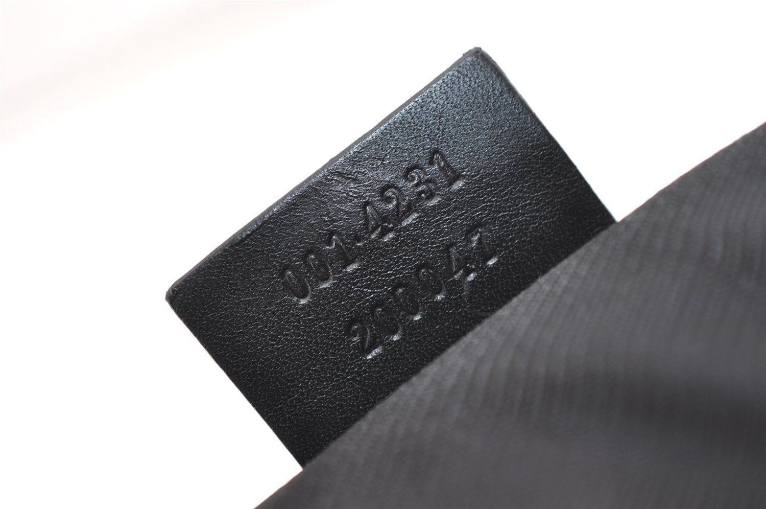 Authentic GUCCI Shoulder Hand Bag Purse GG Canvas Leather 0014231 Black 5758J