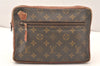 Authentic Louis Vuitton Monogram Pochette Sport Clutch Hand Bag Old Model 5758K