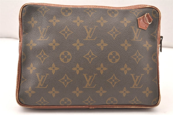 Authentic Louis Vuitton Monogram Pochette Sport Clutch Hand Bag Old Model 5758K