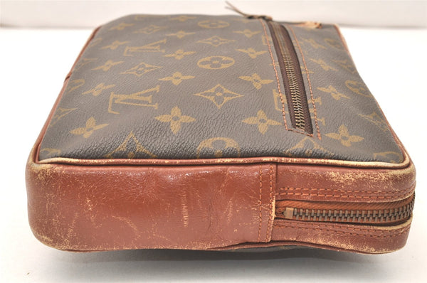 Authentic Louis Vuitton Monogram Pochette Sport Clutch Hand Bag Old Model 5758K