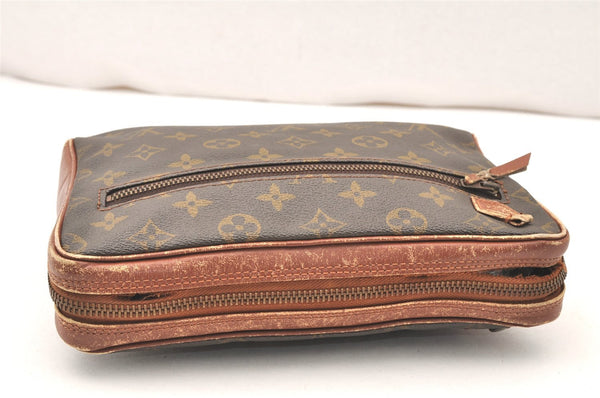 Authentic Louis Vuitton Monogram Pochette Sport Clutch Hand Bag Old Model 5758K