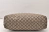 Authentic GUCCI Vintage Shoulder Tote Bag GG PVC Leather 181084 Brown 5760K