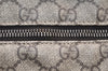 Authentic GUCCI Vintage Shoulder Tote Bag GG PVC Leather 181084 Brown 5760K
