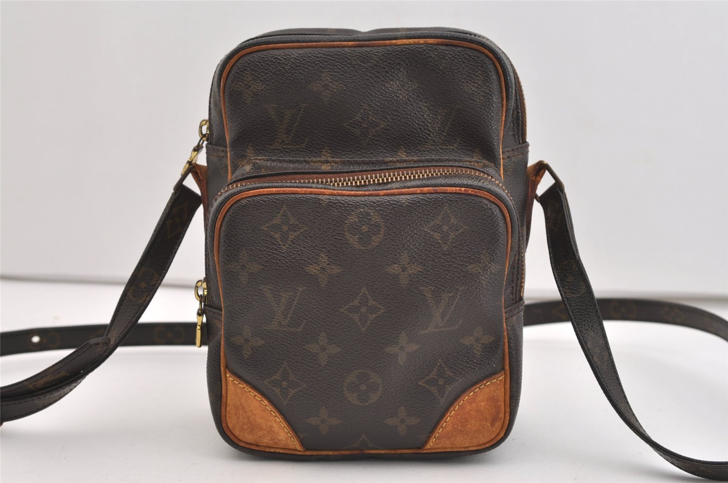 Authentic Louis Vuitton Monogram Amazone Shoulder Cross Body Bag M45236 LV 5761J