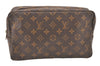 Auth Louis Vuitton Monogram Trousse Toilette 28 Clutch Bag M47522 LV Junk 5761K