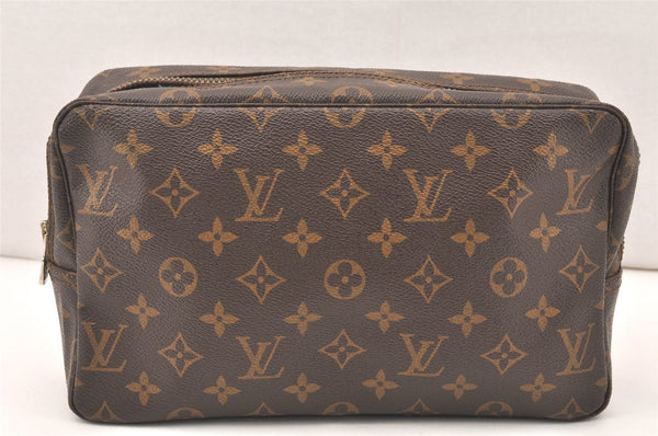 Auth Louis Vuitton Monogram Trousse Toilette 28 Clutch Bag M47522 LV Junk 5761K