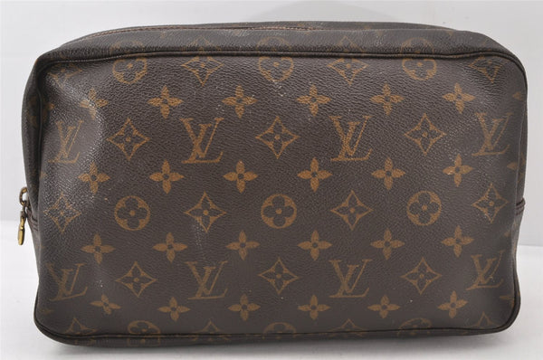 Auth Louis Vuitton Monogram Trousse Toilette 28 Clutch Bag M47522 LV Junk 5762K