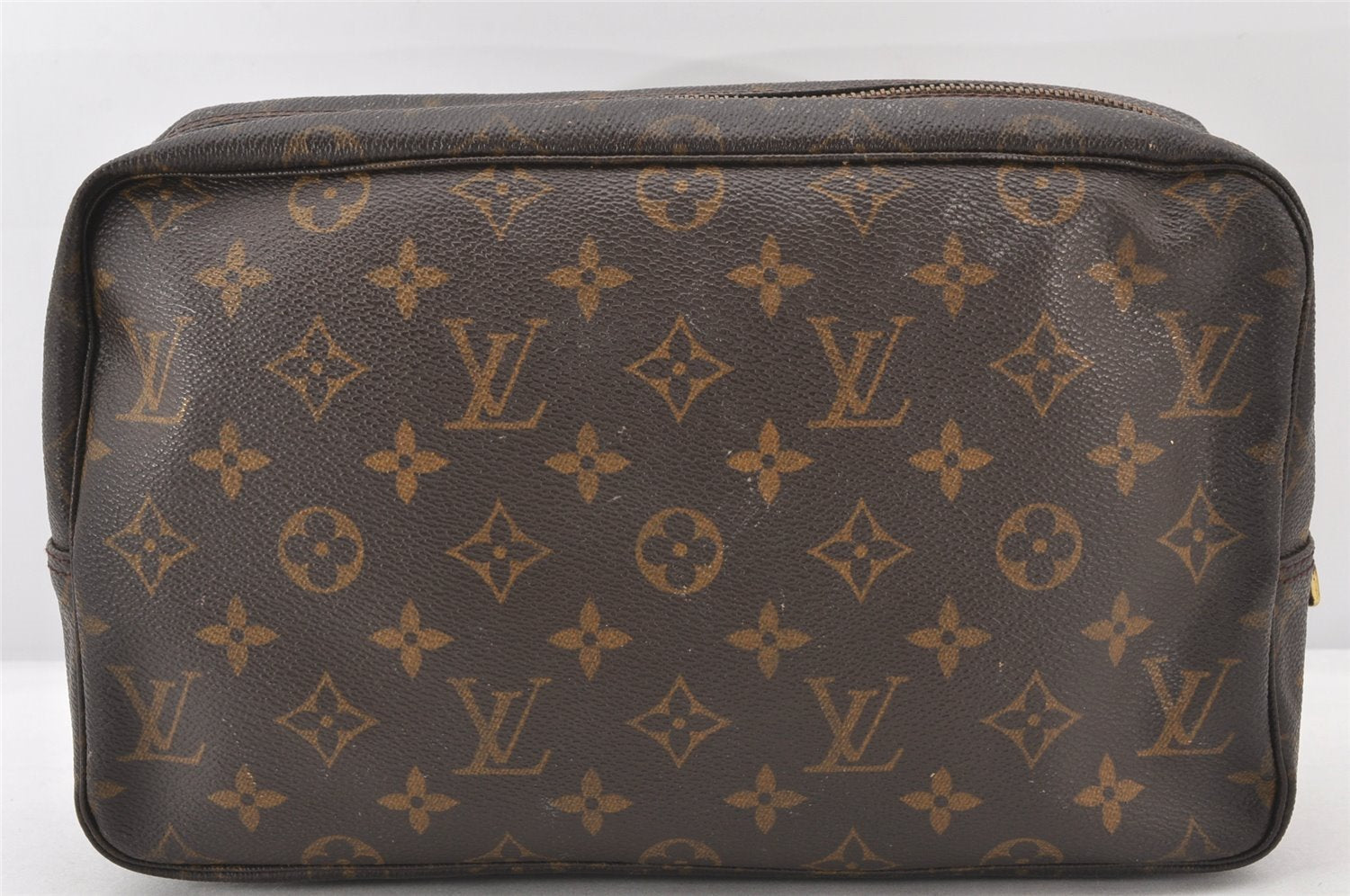 Auth Louis Vuitton Monogram Trousse Toilette 28 Clutch Bag M47522 LV Junk 5762K