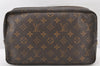 Auth Louis Vuitton Monogram Trousse Toilette 28 Clutch Bag M47522 LV Junk 5762K