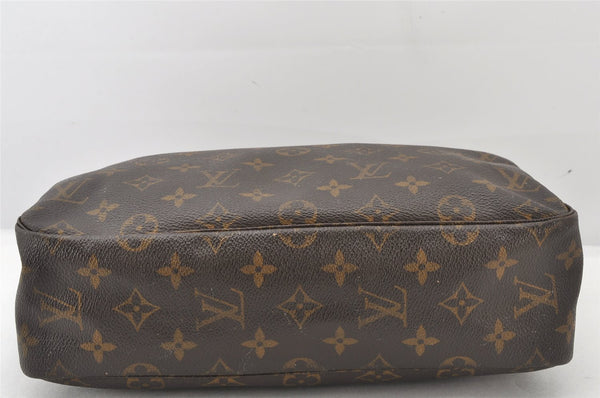 Auth Louis Vuitton Monogram Trousse Toilette 28 Clutch Bag M47522 LV Junk 5762K