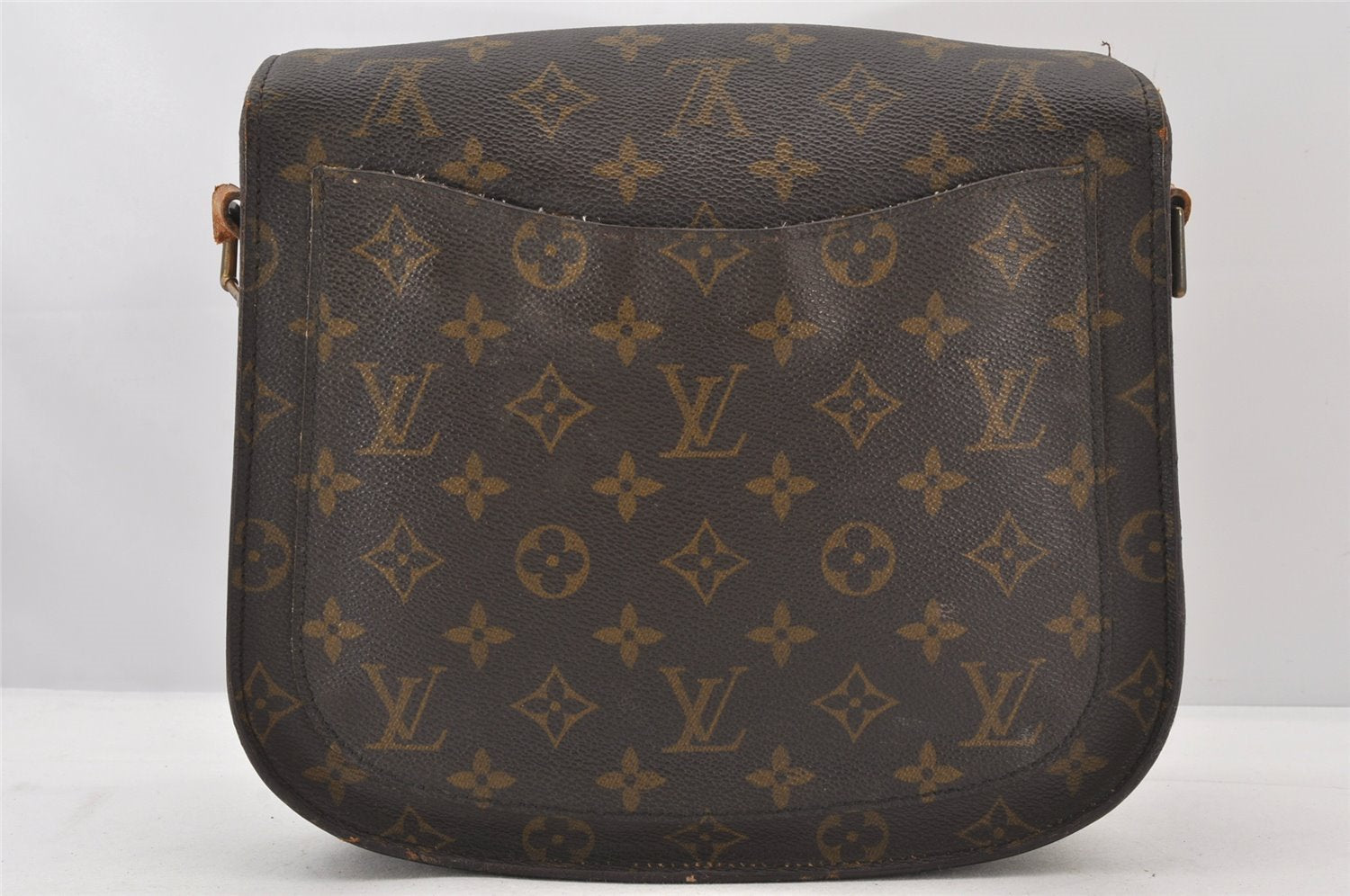 Authentic Louis Vuitton Monogram Saint Cloud GM M51242 Shoulder Bag Junk 5763K