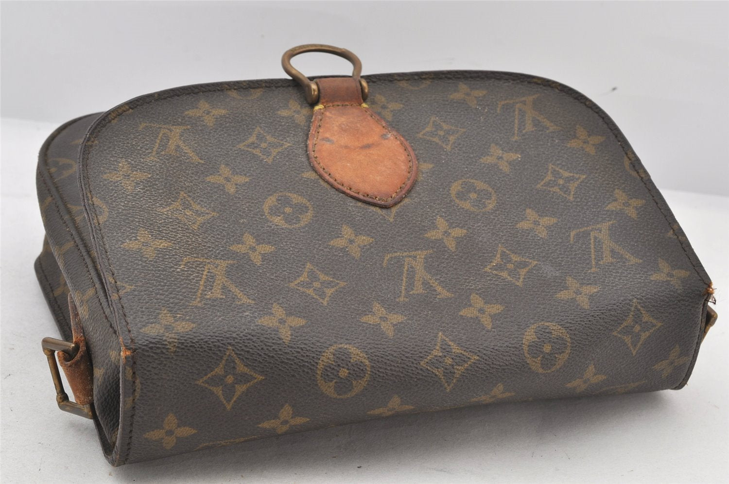 Authentic Louis Vuitton Monogram Saint Cloud GM M51242 Shoulder Bag Junk 5763K