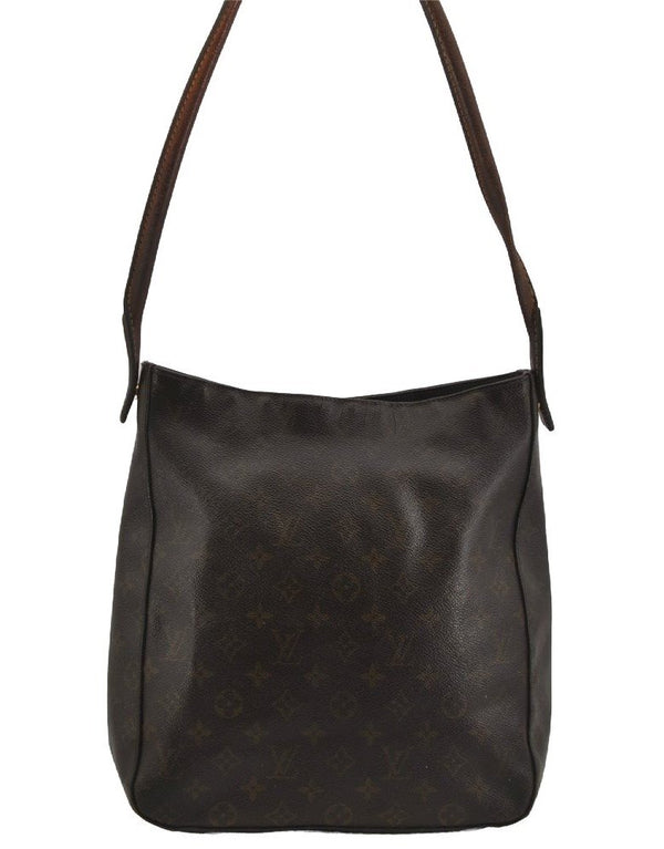 Authentic Louis Vuitton Monogram Looping GM Shoulder Bag M51145 Junk 5764J