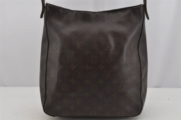 Authentic Louis Vuitton Monogram Looping GM Shoulder Bag M51145 Junk 5764J