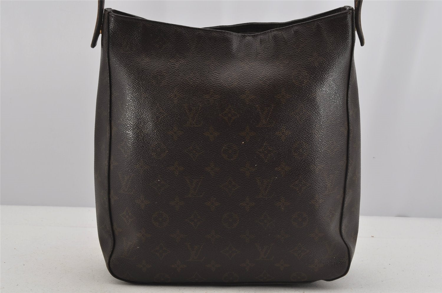 Authentic Louis Vuitton Monogram Looping GM Shoulder Bag M51145 Junk 5764J