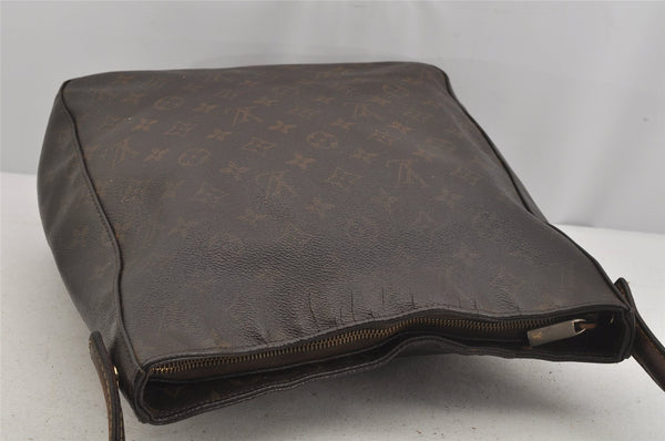 Authentic Louis Vuitton Monogram Looping GM Shoulder Bag M51145 Junk 5764J