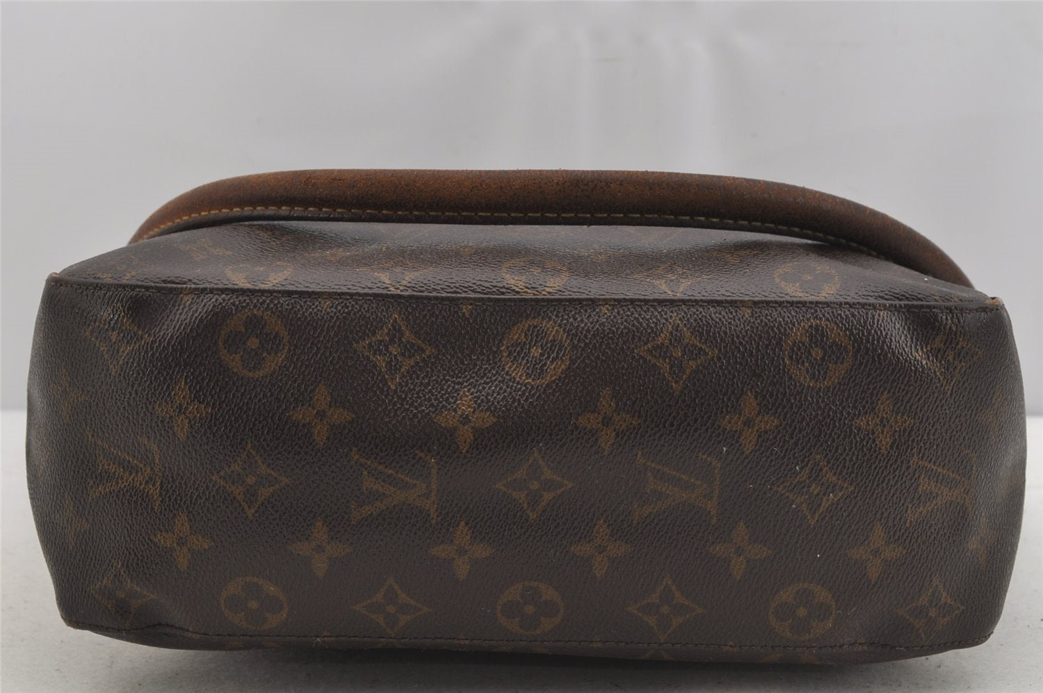 Authentic Louis Vuitton Monogram Looping GM Shoulder Bag M51145 Junk 5764J
