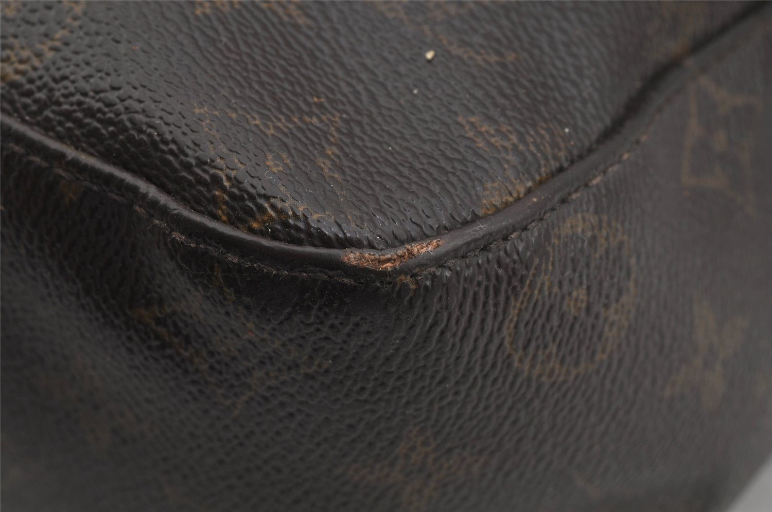 Authentic Louis Vuitton Monogram Looping GM Shoulder Bag M51145 Junk 5764J