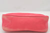 Authentic PRADA TESSUTO SPORT Nylon Hand Bag Pouch Purse MV632 Pink 5764K