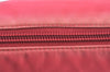 Authentic PRADA TESSUTO SPORT Nylon Hand Bag Pouch Purse MV632 Pink 5764K