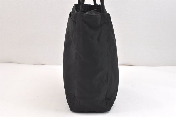 Authentic PRADA Vintage Nylon Tessuto Shoulder Tote Bag Black 5765K